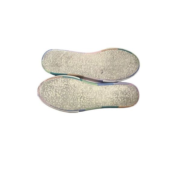 Superga Women's Rainbow Stripe Multicolor Platform Sneakers Size 10W - Picture 12 of 16